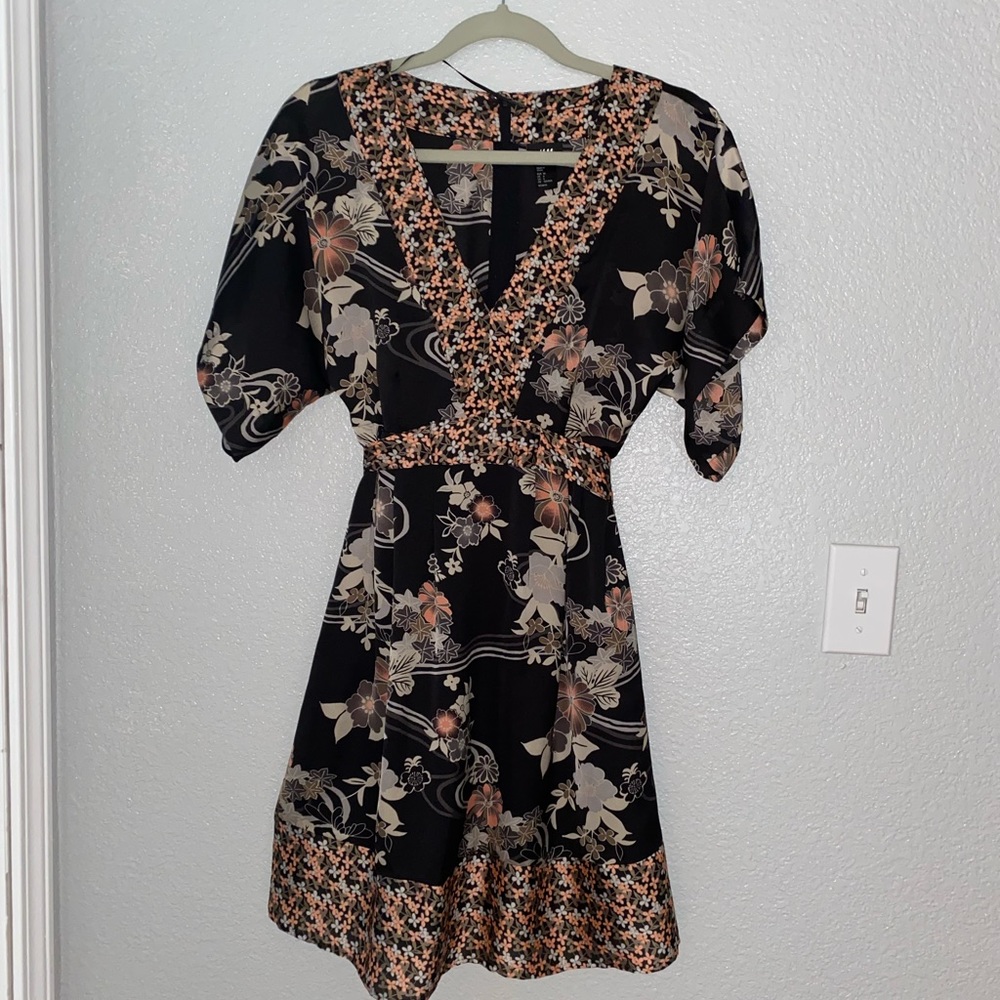 Kimono style short dress H&M